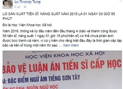 'Lò sản xuất tiến sĩ' gây xôn xao mạng xã hội