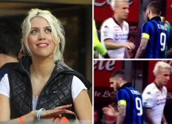 Maxi Lopez sờ chỗ kín thay vì bắt tay Icardi