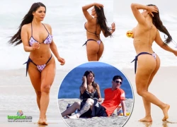 Miss Bumbum khoe ngực trần sau khi bị bạn gái Messi cấm gửi "ảnh nóng"