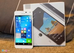 Mở hộp Lumia 650 vỏ nhôm, thân mỏng giá 3,9 triệu ở VN