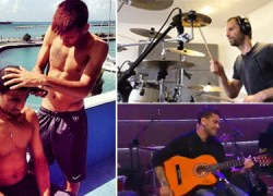 Neymar cắt tóc, Berbatov vẽ tranh & những tài lẻ của sao bóng đá