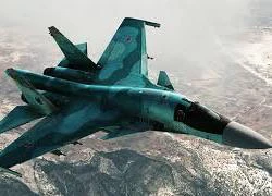 Su-34 đi ném bom chống lụt