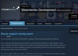 Tiền ảo Bitcoin chuẩn bị được Steam chấp nhận