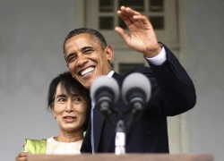 Tổng thống Obama chúc mừng tân Tổng thống Myanmar và bà Suu Kyi