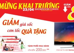 Tưng bừng khai trương - Giảm giá sốc - Cơn lốc quà tặng