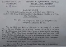 Xe khách tông xe máy, 3 thanh niên tử vong tại chỗ