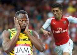 Bellerin thách đấu người nhanh nhất thế giới Usain Bolt