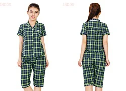 Bộ đồ lửng nữ TWINS pijama cổ bướm