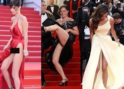 Các sao ngượng mặt vì sự cố váy áo tại Cannes 2016