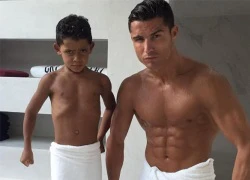 Con trai C. Ronaldo chê bố chậm hơn Bale