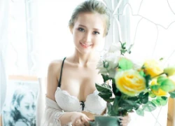 Đã mắt ngắm bộ ảnh girl xinh say đắm bên hoa hồng