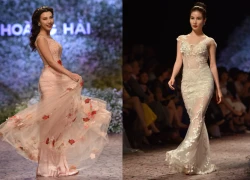 Dàn sao Việt catwalk với váy hoa xuyên thấu