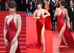 Dàn siêu mẫu 'đốt nóng' thảm đỏ Cannes với váy cắt xẻ