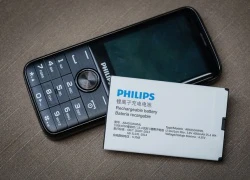 Điện thoại 2 sim, pin chờ 4 tháng của Philips