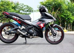 Exciter 150 màu xám nam tính của biker Phú Yên