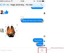 Facebook Messenger thêm tính năng chèn hoa vào tin nhắn