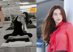 Hà Hồ sợ bị theo dõi không dám check in dù tập yoga vào đêm khuya