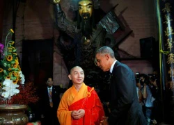 Háo hức đón Tổng thống Obama ở chùa Ngọc Hoàng