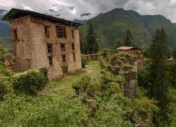 Hình ảnh quốc gia Phật giáo Bhutan thanh bình