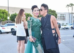 Hoài Tâm tình tứ cùng Hoa hậu Kristine Thảo Lâm tại Viet Fashion Week