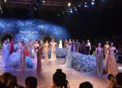 Hoàng Hải dựng đồi hoa tươi 500 triệu đồng làm sàn catwalk