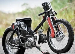 Honda Super Cub &#8220;phế thải&#8221; đời 1980 độ bobber siêu độc