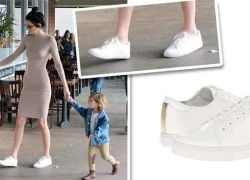 Kendall Jenner mê mẩn đôi sneaker trắng hơn 2 triệu đồng