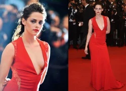 Kristen Stewart chuộng đồ xẻ ngực, xuyên thấu lên thảm đỏ