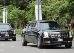 Limousine The Beast của Tổng thống Obama xuống phố Sài Gòn