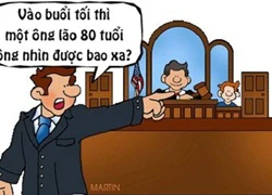 Luật sư choáng váng với thị lực của nhân chứng