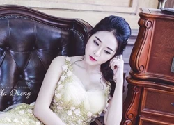 Lục Anh hot girl &#8220;phim cấp 3 lộng lẫy với váy cưới rộ nghi án kết hôn?