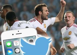 M.U đánh bại Arsenal và Chelsea ở &#8220;Twitter League&#8221;