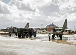 Nga rút 30 máy bay cường kích Su-25 từ căn cứ ở Syria về nước