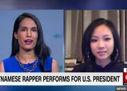 Phóng viên CNN đề nghị Suboi chấm điểm màn beatbox của Obama