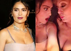 Salma Hayek ngưỡng mộ vòng một của đồng nghiệp U70