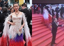 Sao nữ vô danh bị 'đuổi khéo' vì đi một bước dừng một bước ở thảm đỏ Cannes