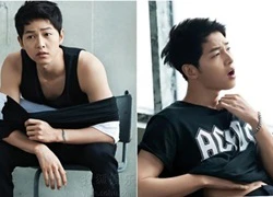 Song Joong Ki "gây sốt" khi cởi áo trên tạp chí