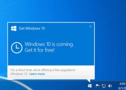 Thông báo nâng cấp Windows 10 gây phiền toái
