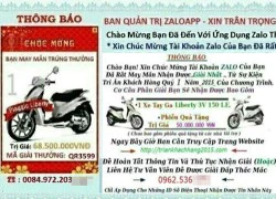 Truy tìm bị hại qua mạng Zalo