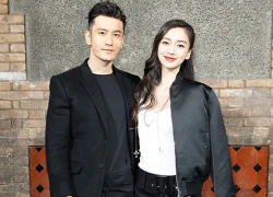 Angelababy đẹp nhất tuần khi mặc đồ đen trắng ăn ý Huỳnh Hiểu Minh