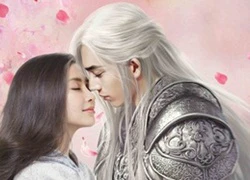 Angelababy ngọt ngào tựa đầu, hôn môi "mỹ nam tóc trắng"