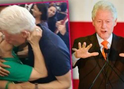 Bill Clinton bị bắt gặp hôn phụ nữ lạ