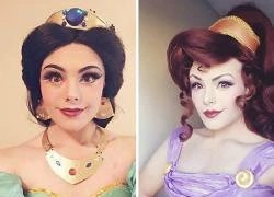 Chàng trai tự makeup thành loạt công chúa Disney