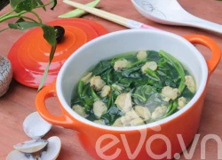 [Chế biến] - Canh ngao rau muống nấu chua