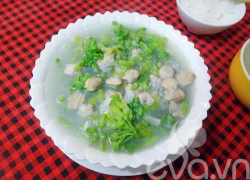 [Chế biến] - Ngọt mát canh ngao nấu thiên lý