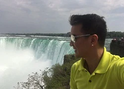 Đàm Vĩnh Hưng hào hứng khám phá thác Niagara