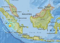 Động đất 6,5 độ richter ngoài khơi Indonesia