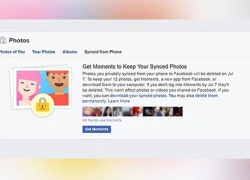 Facebook sắp xóa một album ảnh trên tài khoản người dùng