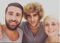 Fellaini nhuộm vàng mái tóc xù gây sốt