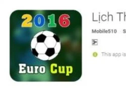 Hàng loạt ứng dụng, game mobile leo top nhờ Euro 2016